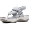 imageClarks Womens Arla Nicole SandalLight Grey Textile