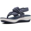 imageClarks Womens Arla Nicole SandalNavy Print Textile