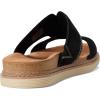 imageClarks Womens Arwell Walk Flat SandalBlack Nubuck