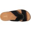 imageClarks Womens Arwell Walk Flat SandalBlack Nubuck