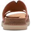 imageClarks Womens Arwell Walk Flat SandalPeach Nubuck