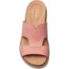 imageClarks Womens Arwell Walk Flat SandalPeach Nubuck