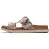 imageClarks Womens Arwell Walk Flat SandalSnake Print Leather