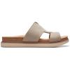 imageClarks Womens Arwell Walk Flat SandalStone Nubuck