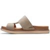 imageClarks Womens Arwell Walk Flat SandalStone Nubuck