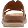 imageClarks Womens Arwell Walk Flat SandalTan Leather