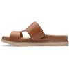 imageClarks Womens Arwell Walk Flat SandalTan Leather