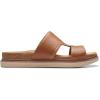 imageClarks Womens Arwell Walk Flat SandalTan Leather