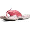 imageClarks Womens Brinkley Flora SandalBright Coral Synthetic