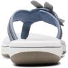 imageClarks Womens Brinkley Flora SandalDenim Blue Synthetic
