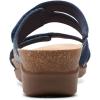 imageClarks Womens Calenne Maye Wedge SandalNavy Combi