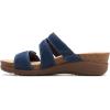 imageClarks Womens Calenne Maye Wedge SandalNavy Combi