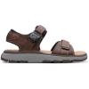 imageClarks Mens Slingback Sling Back SandalsBrown Dark Tan Leather