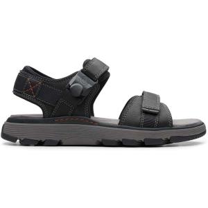 imageClarks Mens Slingback Sling Back SandalsBlack Black Leather
