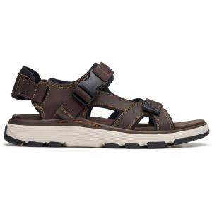 imageClarks Mens Slingback Sling Back SandalsGreen Olive Nubuck