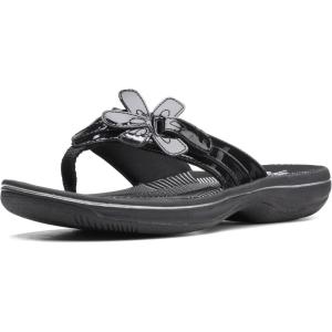 imageClarks Womens Brinkley Flora SandalBlack Patent