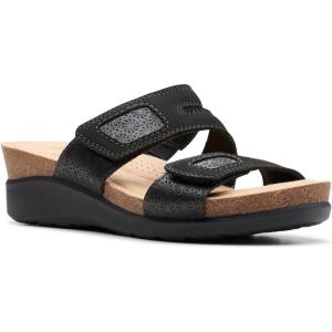 imageClarks Womens Calenne Maye Wedge SandalBlack Combi