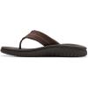 imageClarks Mens Wesley Belt Flip FlopDark Brown Textile