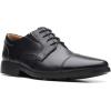 imageClarks Mens Clarkslite Cap OxfordBlack Leather