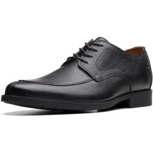 imageClarks Mens Whiddon Apron OxfordBlack Tumbled