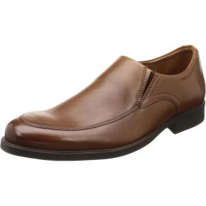 imageClarks Mens Whiddon Step Leather Leather LoafersDark Brown Leather
