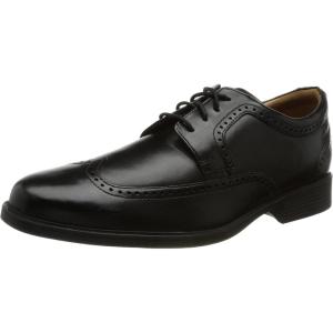 imageClarks Mens Whiddon Wing OxfordBlack Leather