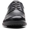 imageClarks Mens Derby Oxford FlatBlack Leather