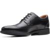 imageClarks Mens Derby Oxford FlatBlack Leather