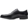 imageClarks Mens Derby Oxford FlatBlack Leather
