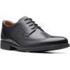 imageClarks Mens Derby Oxford FlatBlack Leather