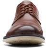 imageClarks Mens Malwood Plain OxfordDark Tan Leather