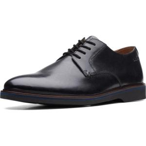 imageClarks Mens Malwood Plain OxfordBlack Leather