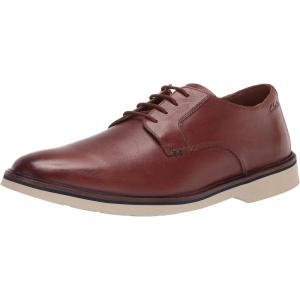 imageClarks Mens Malwood Plain OxfordDark Tan Leather