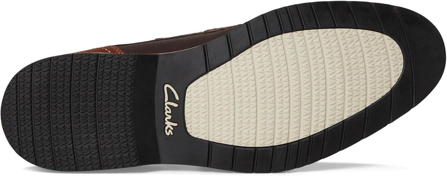 Clarks Monahan Oxford Uomo – Scarpa In Cuoio Marrone, 42 EU, Elegante E Comfortevole