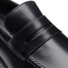 imageClarks Mens Aldwin Step Penny LoaferBlack Leather