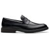 imageClarks Mens Aldwin Step Penny LoaferBlack Leather