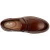imageClarks Mens Aldwin Step Penny LoaferMid Tan Leather