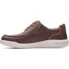 imageClarks Mens Driftway Low Boat ShoeDark Tan Leather