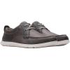 imageClarks Mens Flexway Lace Boat ShoeLight Grey Lea