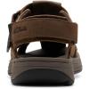 imageClarks Mens Saltway Cove SandalsDark Brown Leather