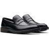 imageClarks Mens Aldwin Step Penny LoaferBlack Leather
