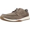 imageClarks Mens Sailview Lace Boat ShoeNubuck Taupe