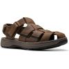 imageClarks Mens Saltway Cove SandalsDark Brown Leather