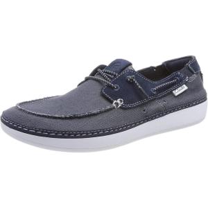 imageClarks Mens Higley Tie SneakerNavy Blue Combi