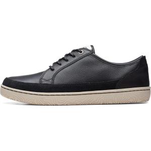 imageClarks Mens Hodson Lace SneakerBlack Leather