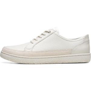 imageClarks Mens Hodson Lace SneakerIvory Leather