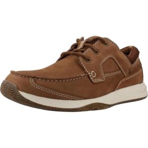 imageClarks Mens Sailview Lace Boat ShoeLight Brown Nubuck
