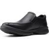imageClarks Mens LoaferBlack Tumbled Leather