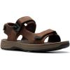 imageClarks Mens Saltway Trail Sport SandalDark Brown Leather