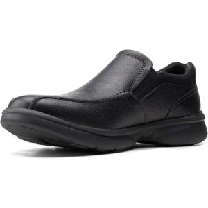 imageClarks Mens LoaferBlack Tumbled Leather